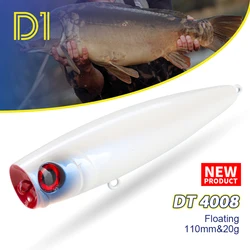 Señuelo D1 Topwater Popper para Lubina y Lucio