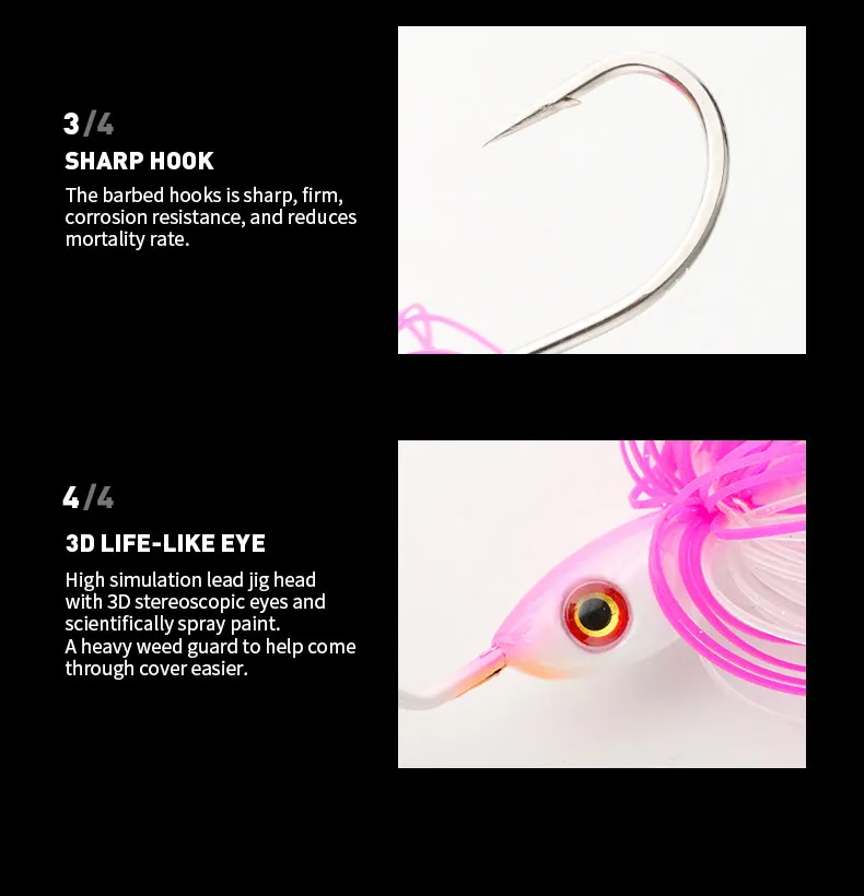 1 Uds señuelo de Metal Spinner 30G cebo duro señuelo de Pesca giratorio Wobbler Pesca Spinner señuelo Spinnerbait Pike Fish Ta - imagen 4