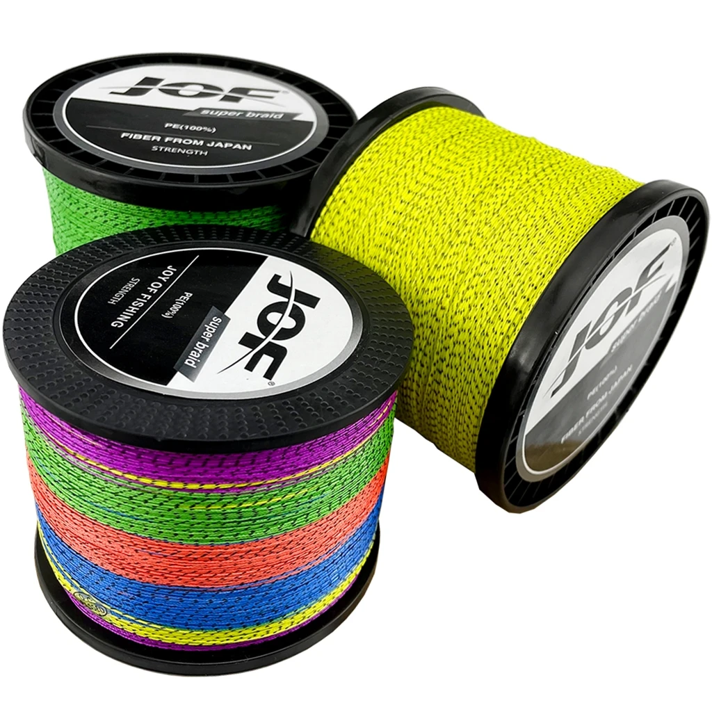 Señuelo trenzado de línea de pesca fuerte de tiro largo, línea principal súper suave, alambre Invisible, PE, genuino, 8, 18LB-78LB, 1000/100M - imagen 3