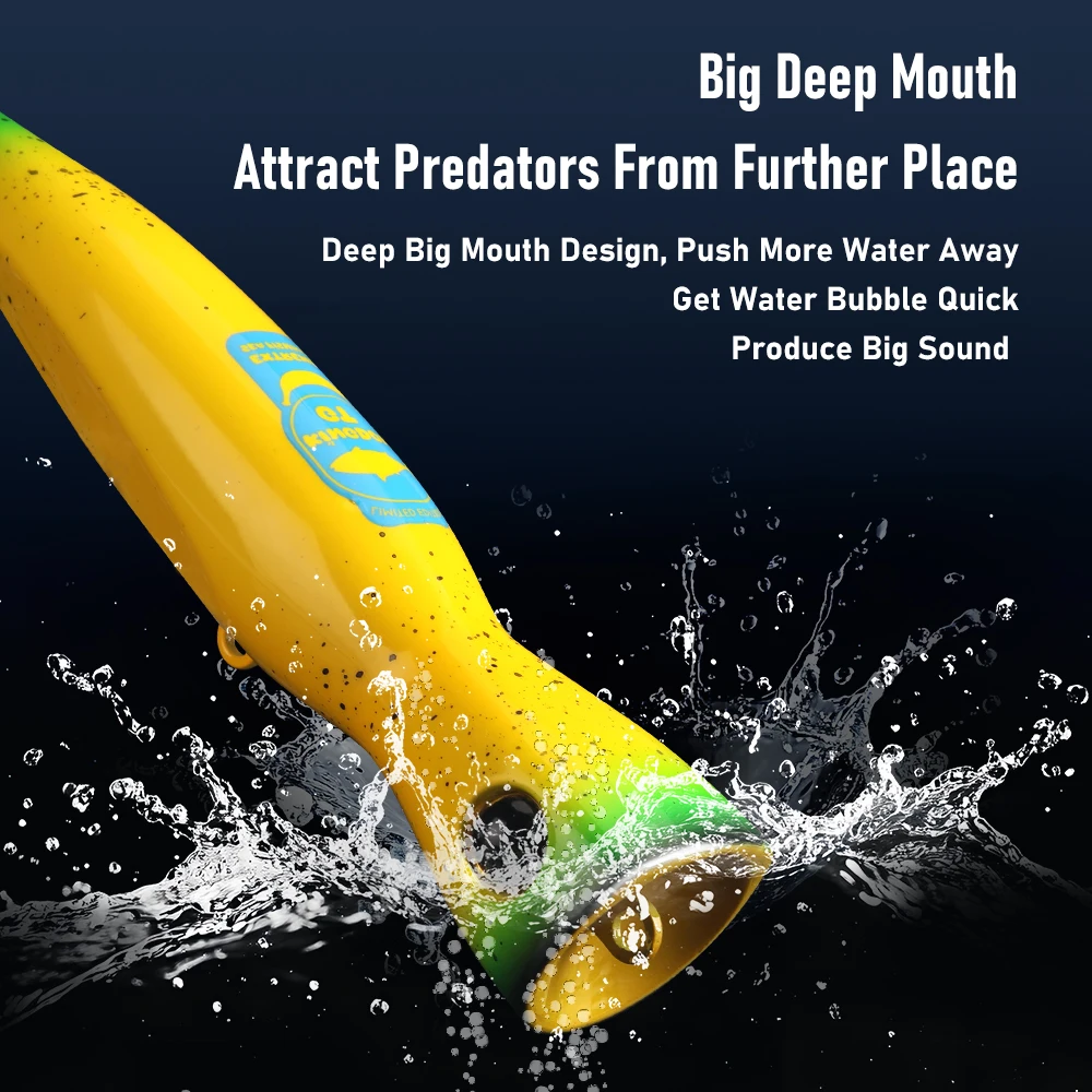 Kingdom GT-señuelo de pesca Popper Topwater, 60g, 85g, 160mm, 185mm, atún de agua salada, pez azul, barco de mar Artificial, cebo duro para pesca - imagen 3