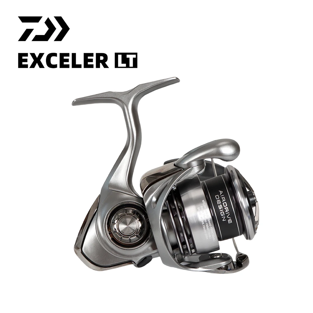 Daiwa Original 2023 nuevo carrete de pesca giratorio Exceler Lt 5/1 rodamientos de bolas 5,2-6,2:1 Rotor/pelota Airdrive Zaion V cuerpo Atd tipo L - imagen 2