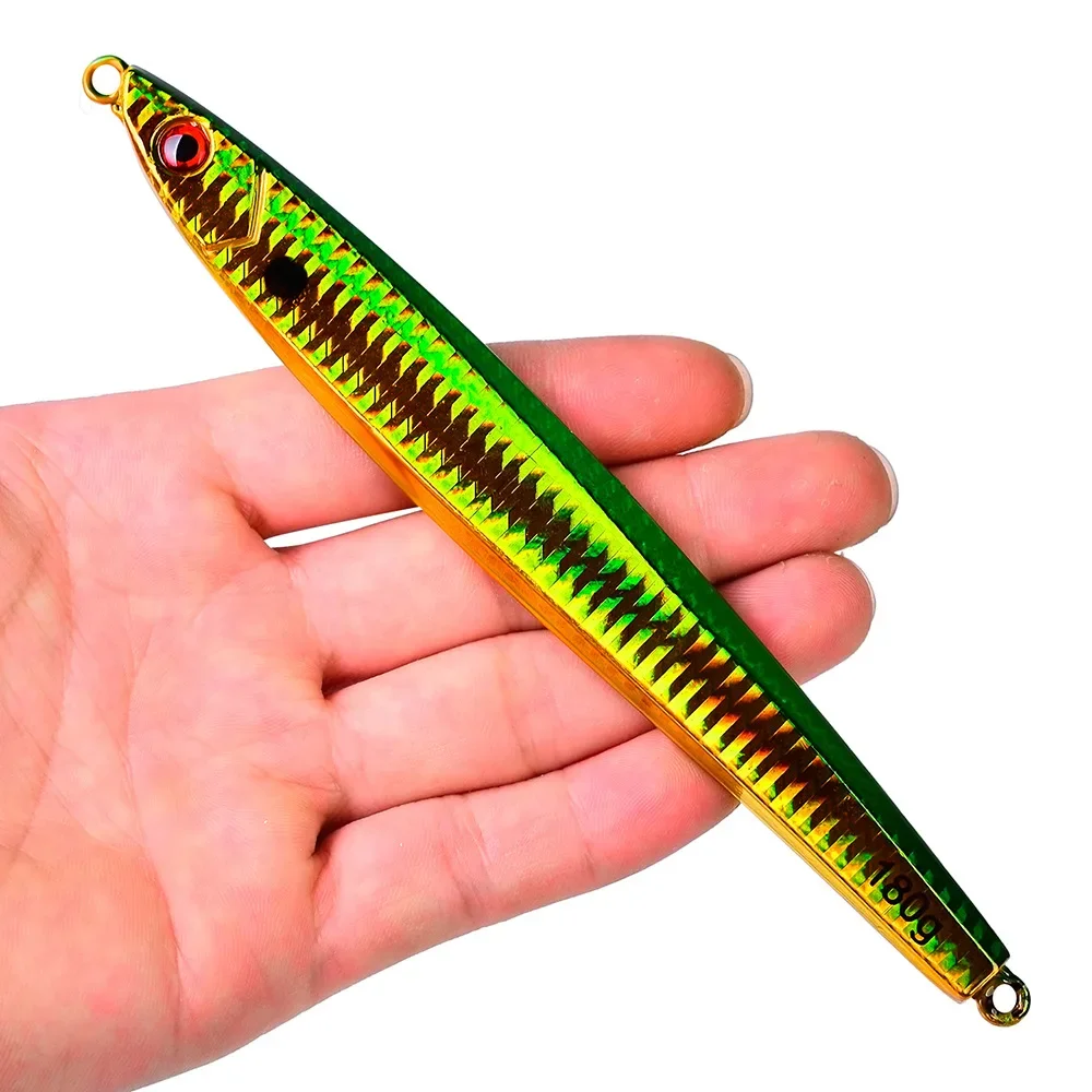 Cuchara de Jigging de Metal con bomba rápida, cebo Artificial de 170mm y 180g, señuelo de pesca con plantilla rápida, aparejos de pesca de plomo súper duro - imagen 3