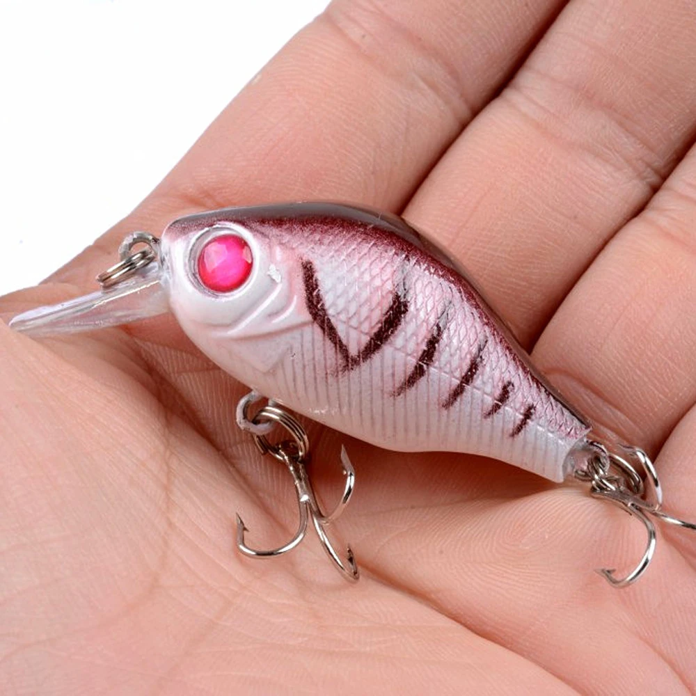 Señuelos artificiales crankbait, 1 piezas, 5,5 cm, 8g, wobbler japonés - imagen 3