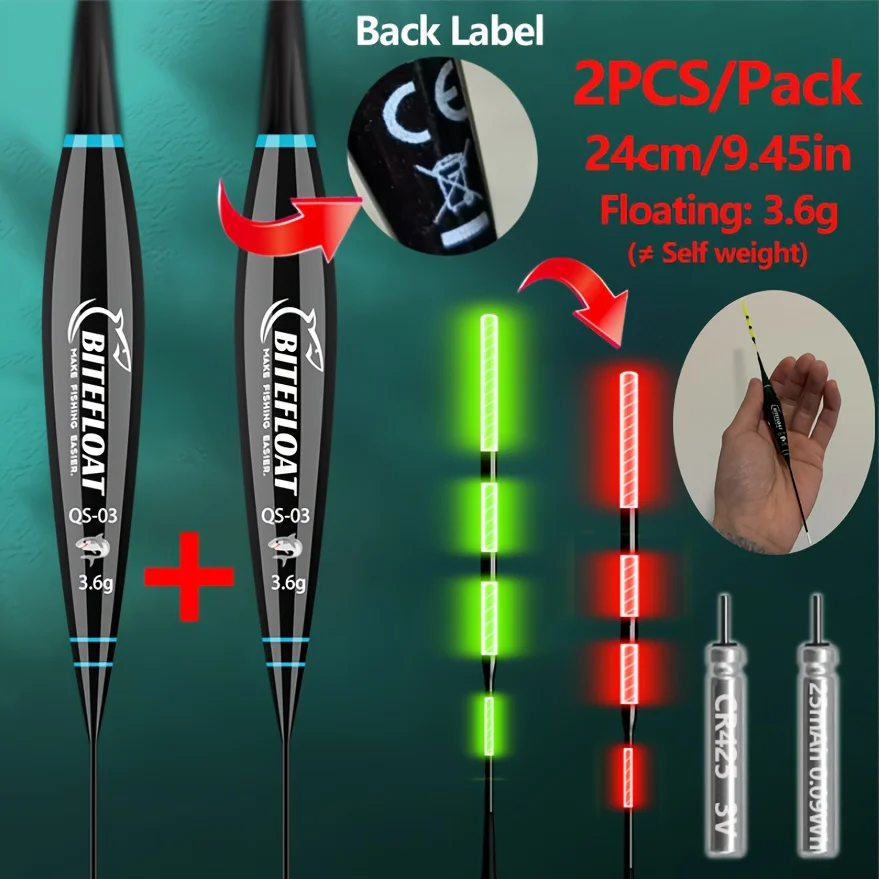Flotador luminoso Bite Float para pesca nocturna en roca - imagen 3