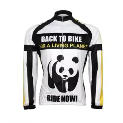 Camiseta térmica de lana para ciclismo de montaña MTB manga larga