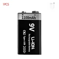 9V 1100mAh 1pc