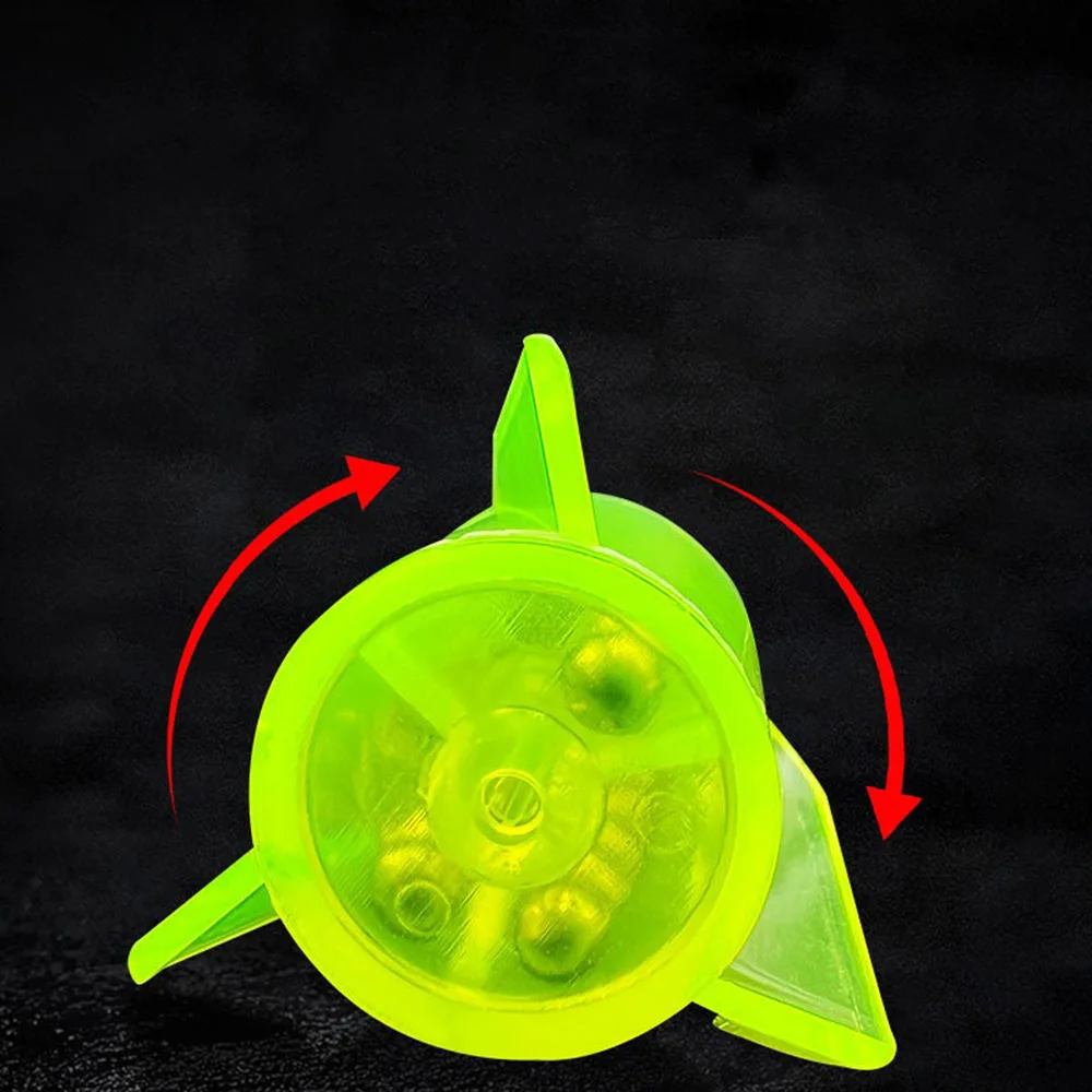 5 unids/lote sonajeros de línea de pesca tubo de inserción agitar atraer Diy sonajeros de señuelo en línea herramienta cebo pesca peso corporal con cuentas de anillo - imagen 3