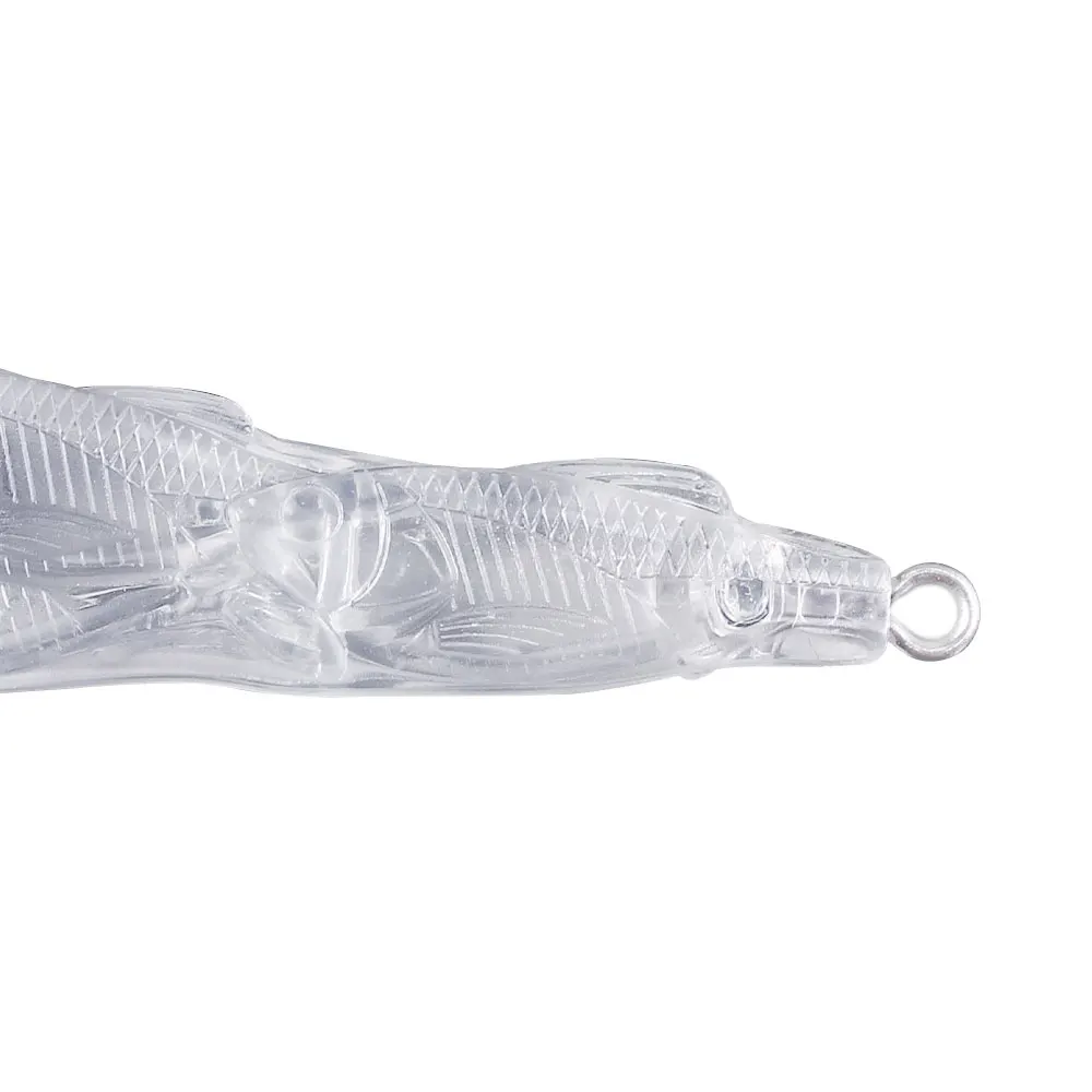 Señuelos Minnow sin pintar – Cuerpos duros transparentes para Jerkbait