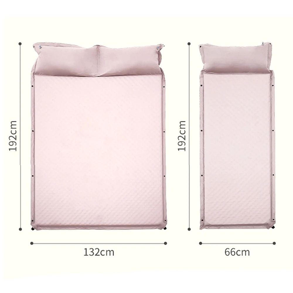 Colchoneta autoinflable automática de espuma, colchón grueso de 1 a 3 personas, 5/3cm, tienda de campaña, Camping al aire libre, cómoda cama, descanso turístico - imagen 5