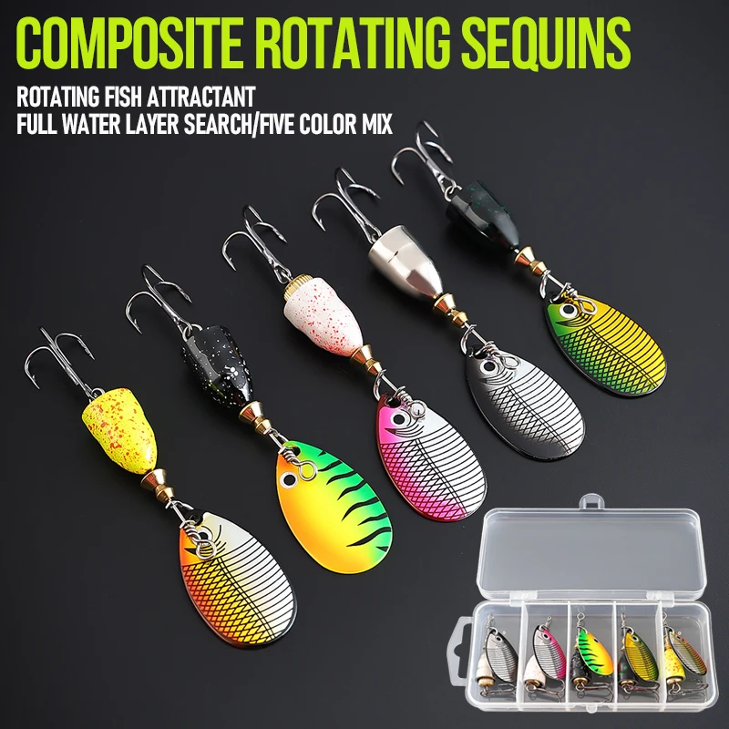 Spinnerbait TAIYU – Cuchillas láser giratorias con sonido - imagen 5