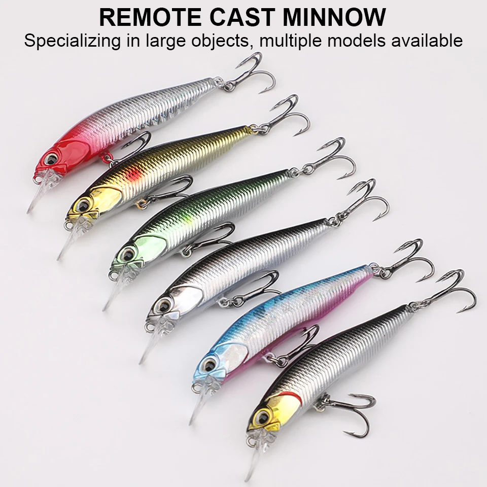 WALK FISH-señuelo de pesca Artificial, cebo duro de Uds de agua dulce, 1 señuelos de pesca carpa, 75mm/5g - imagen 2