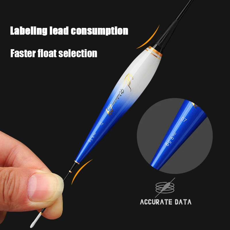 Flotador de pesca nocturno en roca, equipo de pesca al aire libre con sensor de gravedad LED de tiro largo, sensibilidad llamativa, rojo, 1,8G-11,5G, nuevo - imagen 3