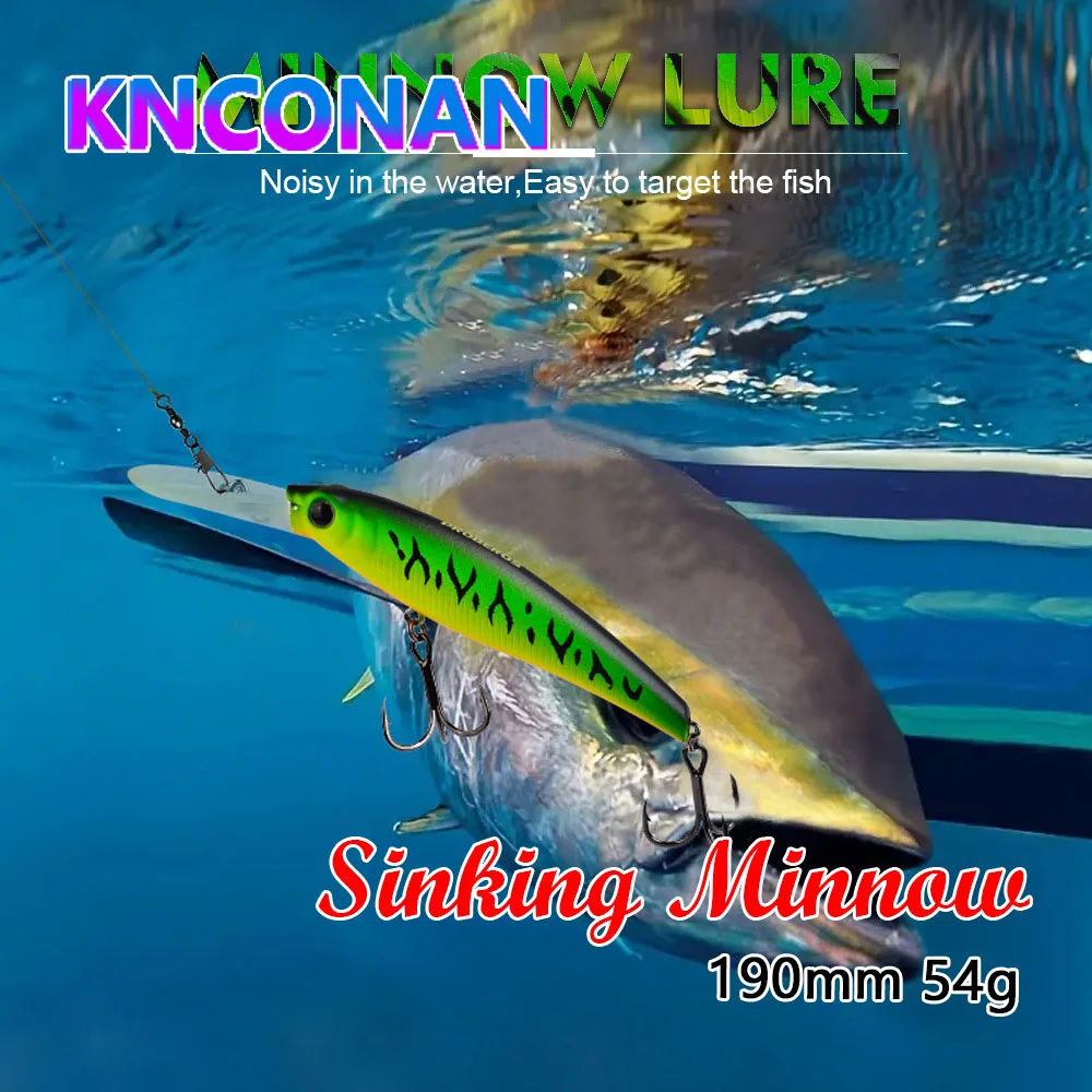 Swimbait Wobbler hundimiento para lubina agua salada