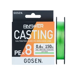 GOSEN ANSWER CASTING línea trenzada flotante PE antiabrasión