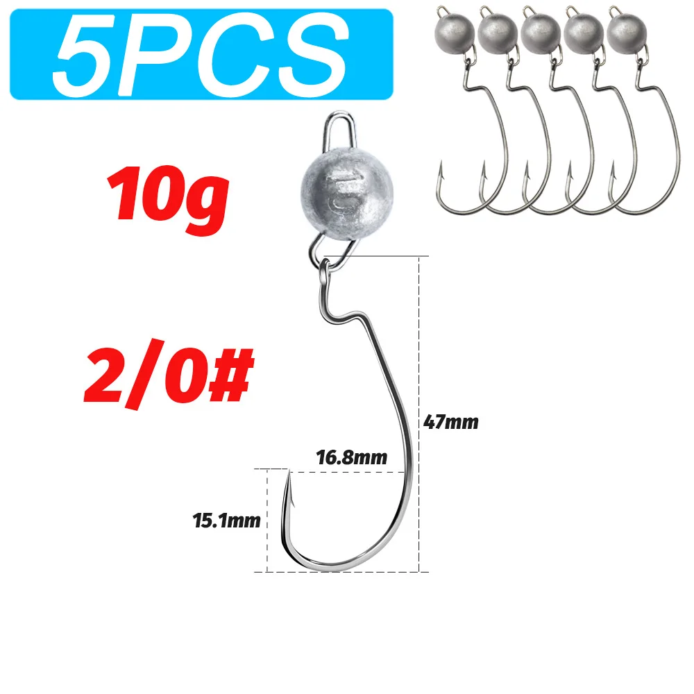 10g 2-0 5Pcs