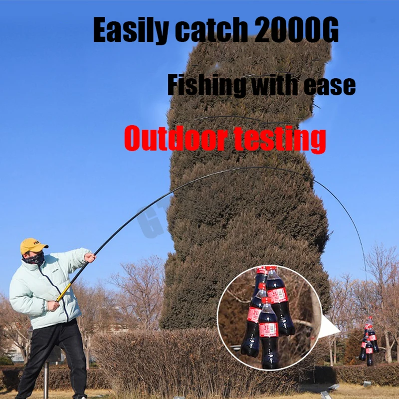 2,7 m 4,5 m 5,4 m 6,3 m 7,2 m caña de pescar Tenkara caña de pescar corta corriente de lago plegable todas las aguas calidad tubo de carbono caña Creek - imagen 5