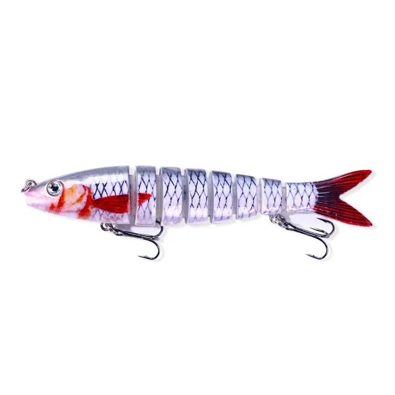 Wobblers de hundimiento de 13,4 cm, Señuelos de Pesca multiarticulados, Swimbait, cebo duro, aparejos de pesca para lubina Isca Crankbait - imagen 2