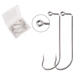 10 unids/caja 2 # -5/0 #   O'shaughnessy Hengelsport Series 91751 anzuelos de Pesca anzuelo Jigs anzuelo grande Pesca Anzol Peche Pesca de carpa