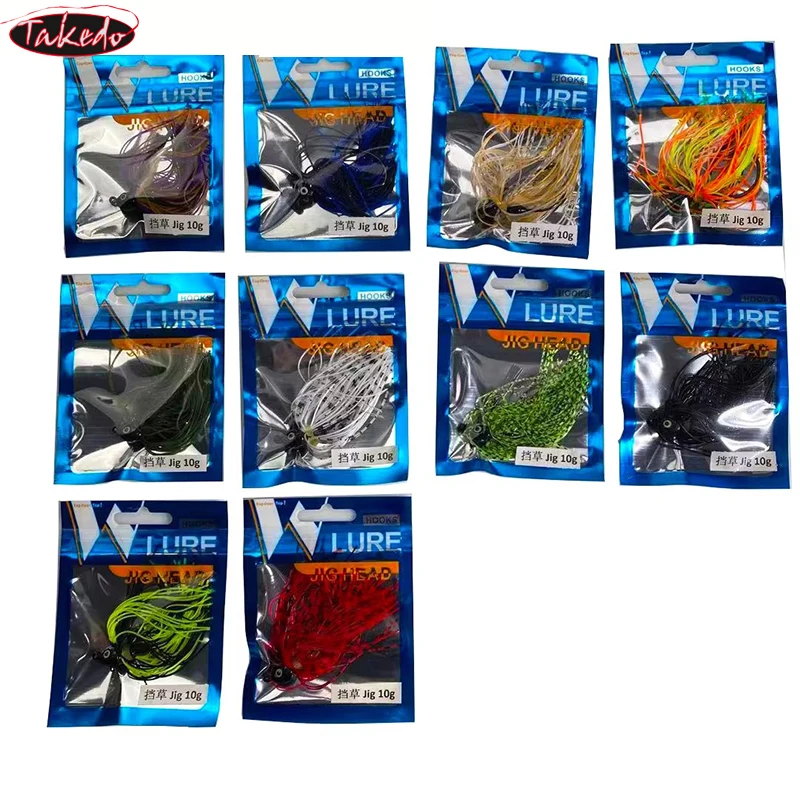 Faldas de silicona TAKEDO para Buzzbait y Wobbler – Lubina y Lucio - imagen 5