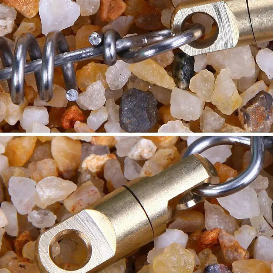 Conector a presión de pesca, rodamiento de bolas de pesca de alta resistencia, juego grande, 10 piezas - imagen 5