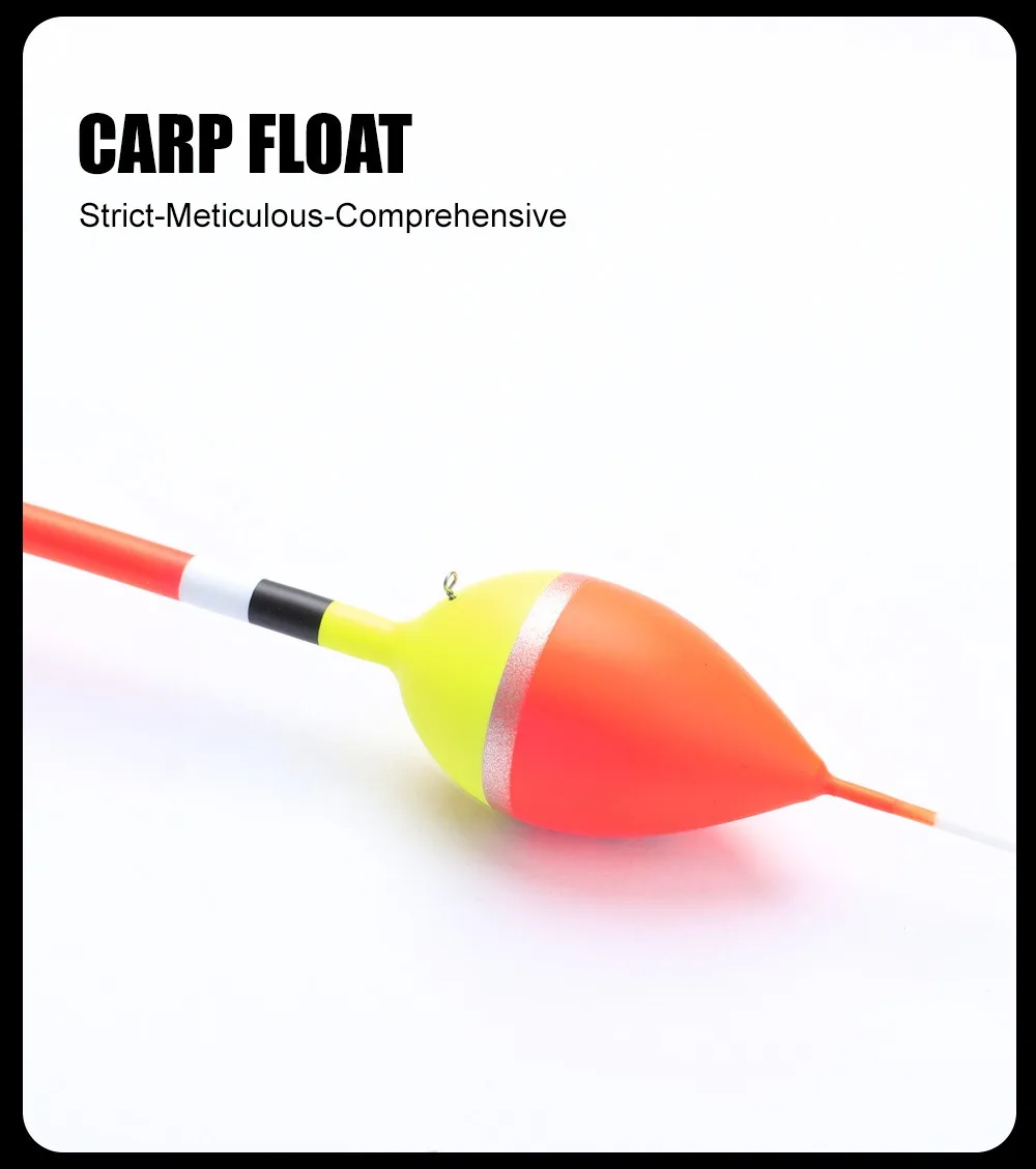 Flotador vertical de gran volumen para pesca salvaje en aguas someras