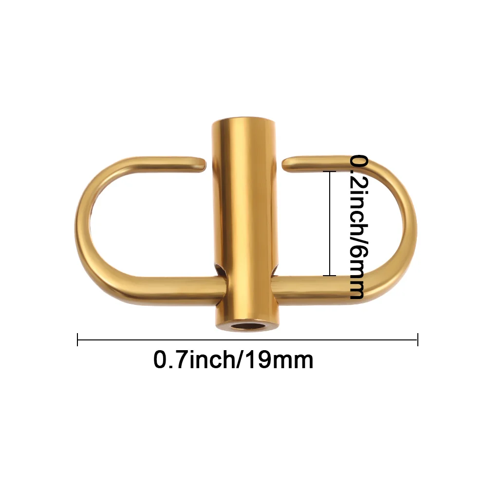 Hebillas de cadena de bolso, accesorios de herramientas ajustables para exteriores, tornillo de posicionamiento, longitud de la correa, Clip de hebilla de Metal acortado - imagen 5