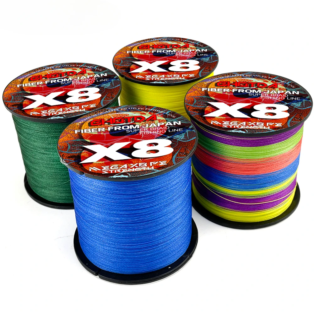 Línea de pesca trenzada Premium Super x-wire X8 X9 X12, 300M, líder en lubina, multifilamento, 18-120lb, 0,14mm-0,55mm - imagen 2