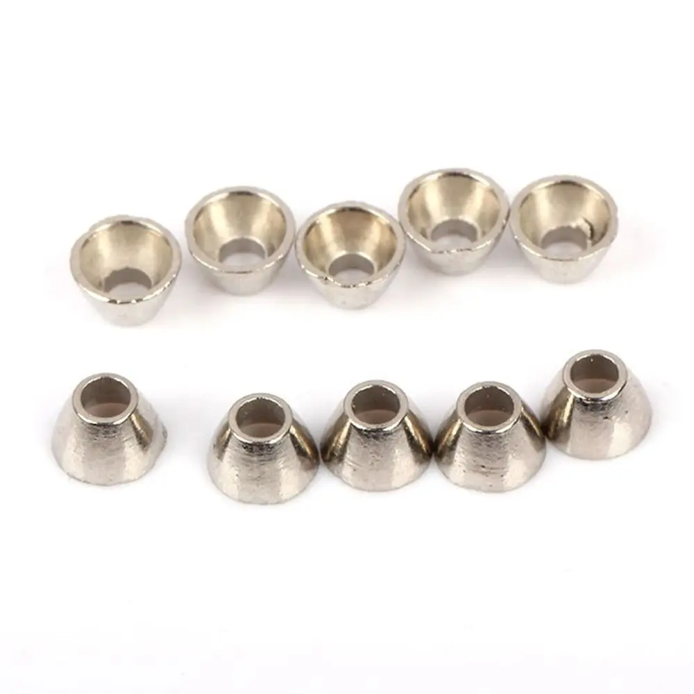 10 Uds. De cuentas de tungsteno con forma de gota de aleación de tungsteno, bonito diseño 4*3/4*3,5/5*4, Material para atado de moscas, atado de moscas de pesca, cuentas ranuradas - imagen 2
