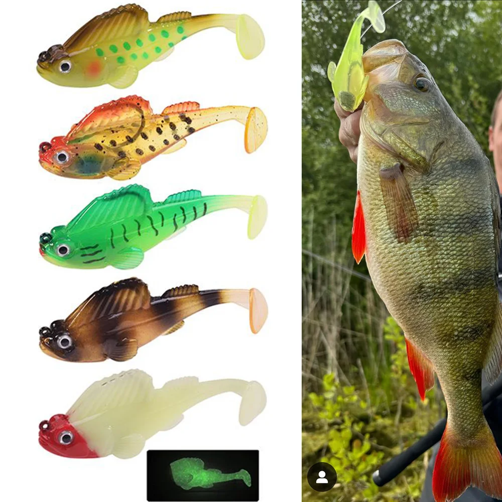 Señuelos de pesca de plástico blando, 5 uds., 6,5 cm, 12g, 8,5 cm, 22g, sábalo, Swimbaits, Lucio, lubina, Zander, plantilla de pesca, Softbait - imagen 5