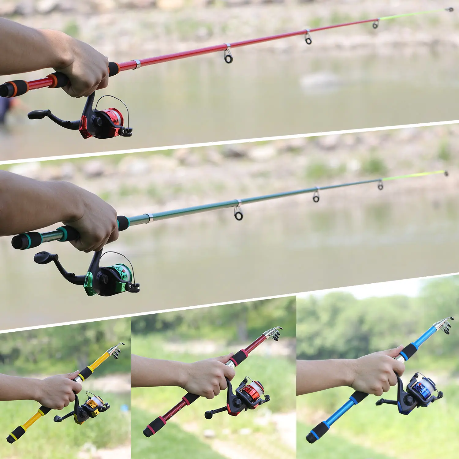 Sougayilang Caña Surf 1.8M PowerPro – Giratoria para Roca y Carpa - imagen 5