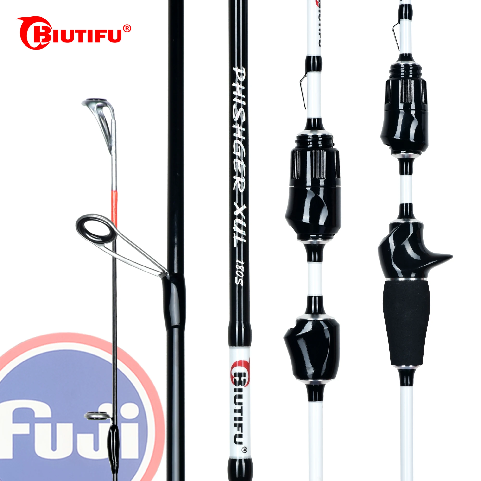 Caña spinning ultraligera BIUTIFU XUL – Carbono T800 para trucha - imagen 4