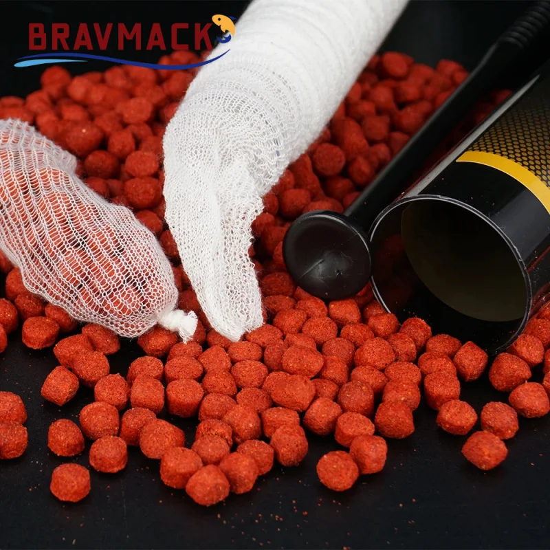 1 unidad de malla de PVA para pesca de carpa de 5M en tubo para cebo de pesca, alimentador de pesca de carpa de disolución rápida, accesorios de pesca - imagen 2