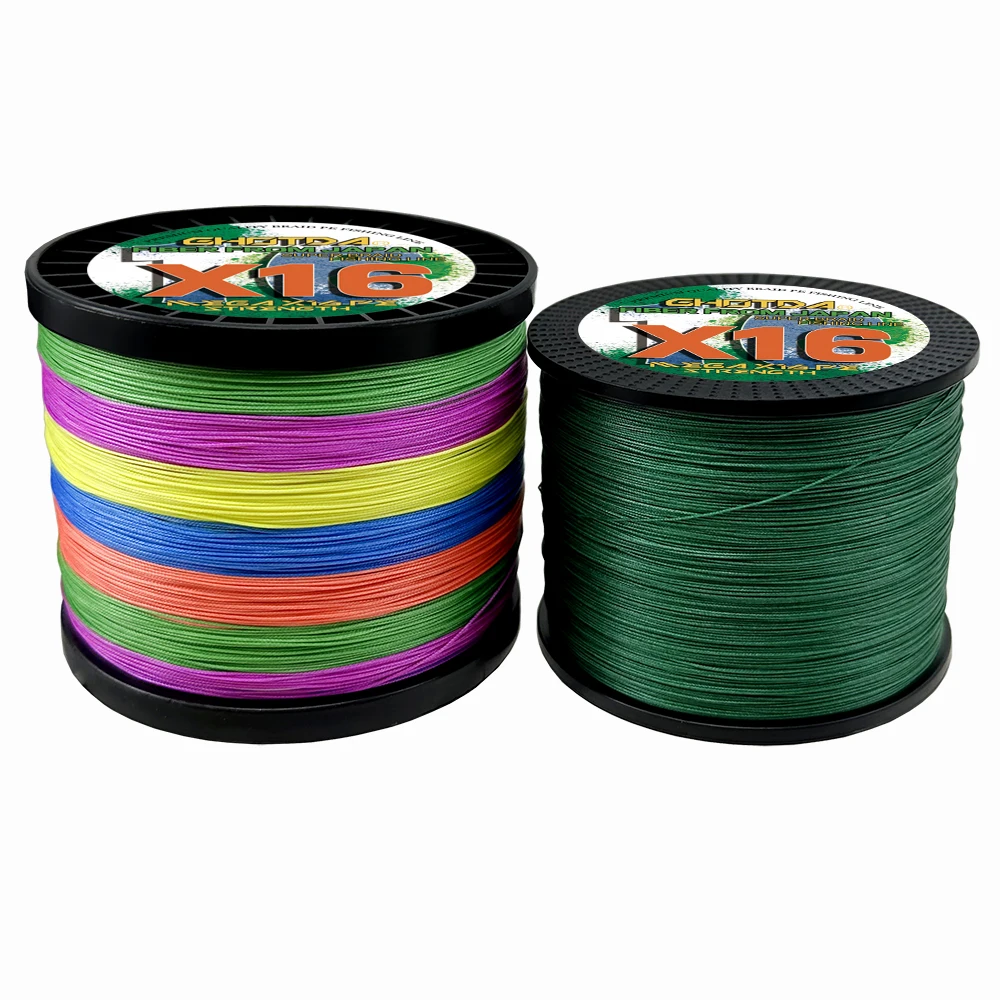 GHOTDA 10-200lb fuerte 500M 4/8/16 hebras teje hilo de pescar de PE trenzado alambre multifilamento aparejos de pesca de carpa 0,8 # -20.0 # - imagen 4