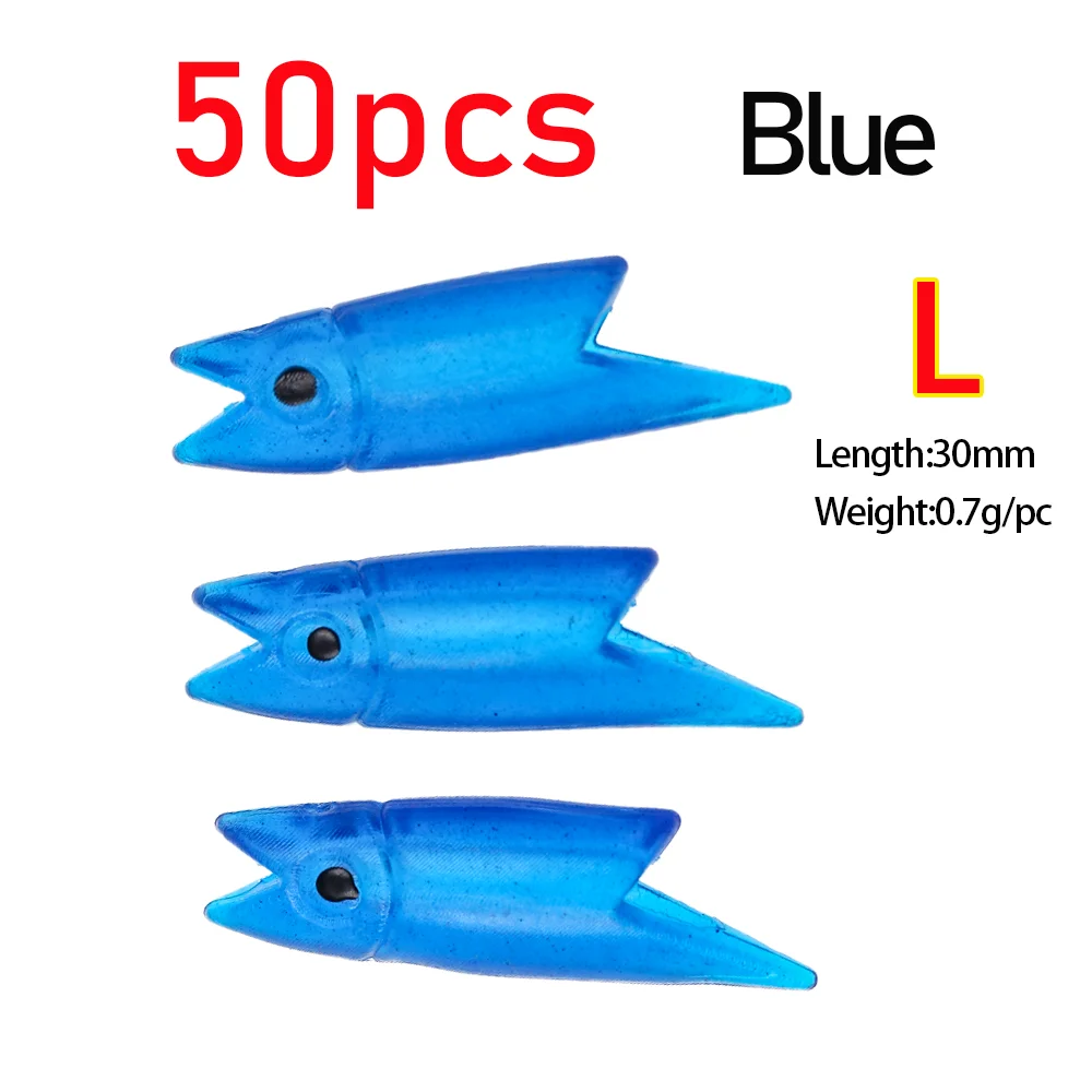 50pcs L Blue