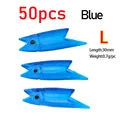 50pcs L Blue