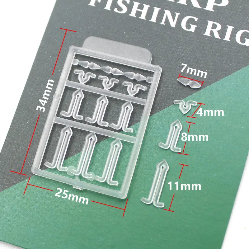 Tapón de cebo para pesca de carpa, aparejo extensor de pelo, accesorios de competición, 10 juegos - imagen 2