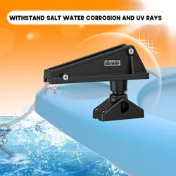 Sistema de bloqueo de anclaje para kayak con soporte lateral para cubierta: duradero, fácil de usar para barcos pequeños y kayaks, operación con una sola mano, versátil