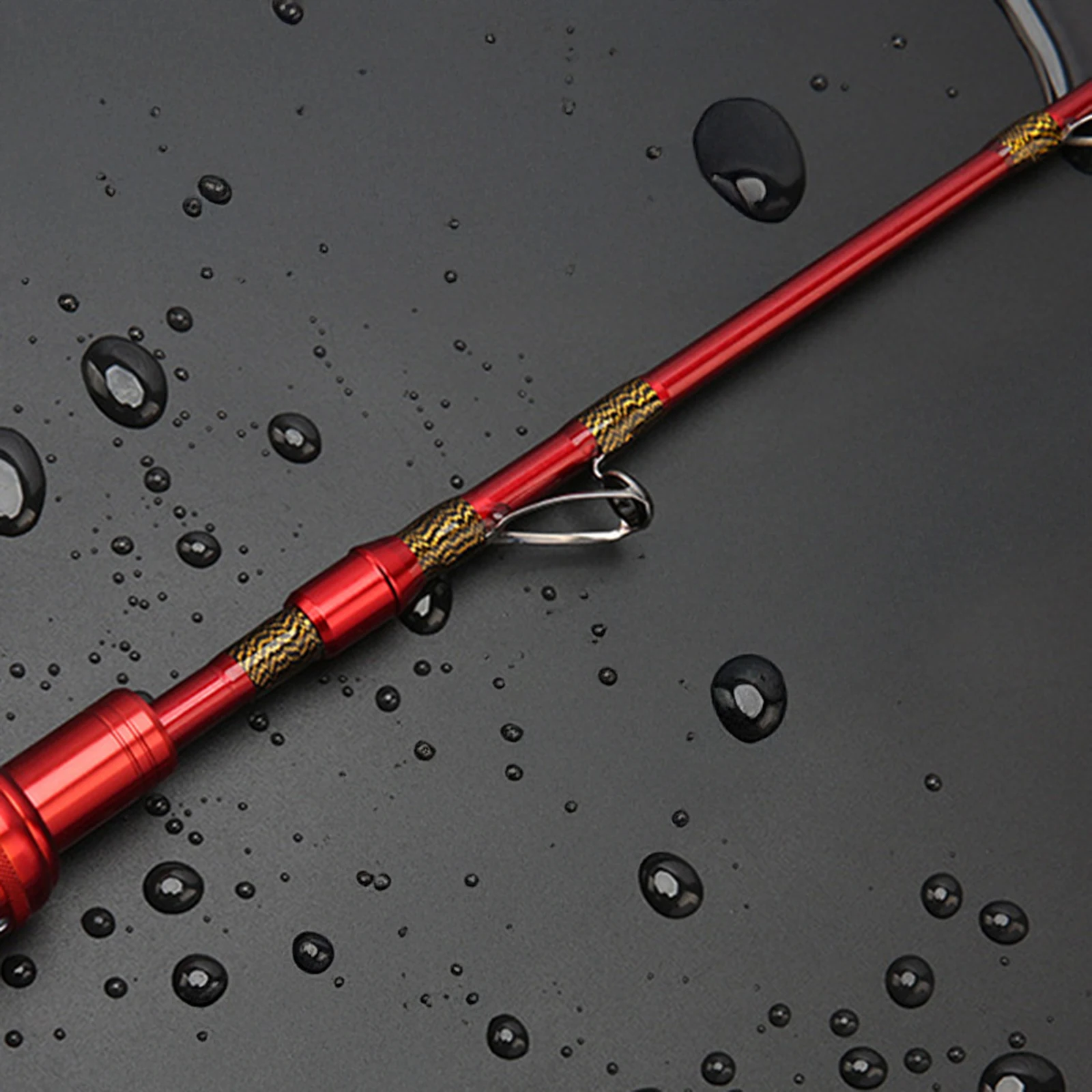 Caña de pescar portátil de 1,2-1,5 m, caña de pescar telescópica ultraligera de fibra de carbono para agua dulce y salada, accesorio de pesca al aire libre - imagen 2