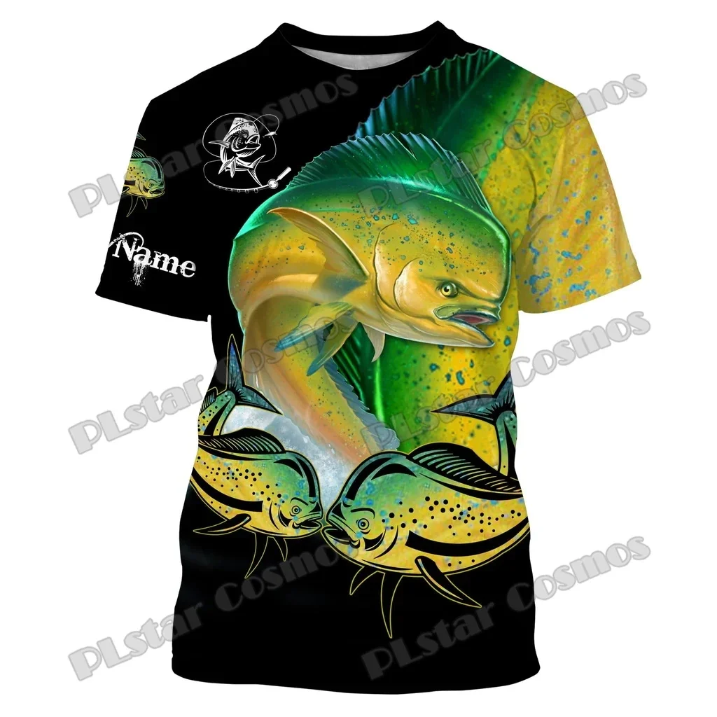 Camiseta pesca Crappie Fish Reaper hombre estampado 3D personalizada - imagen 4