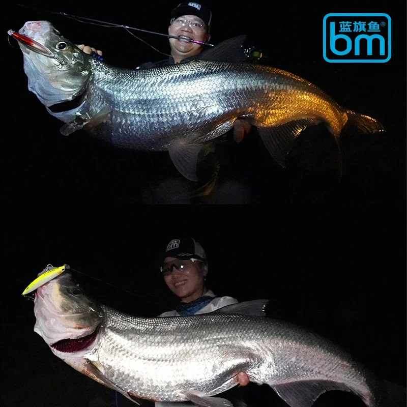 LURETV bandera azul pescado invitado Super lanzamiento Mino emergencia balística agua flotante boca de buceo poco profunda pescado ejército pescado lubina - imagen 4