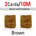2 cards Brown