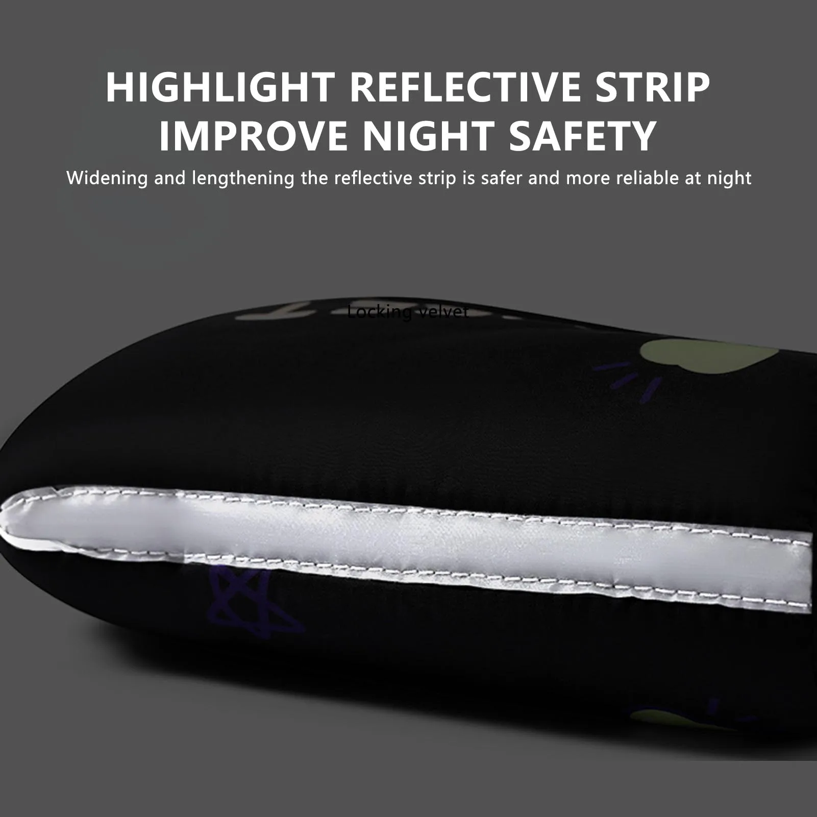 1 par de guantes de manillar de invierno para exteriores, manoplas gruesas a prueba de viento para bicicleta eléctrica, Scooter, motocicleta, guantes cálidos para manillar