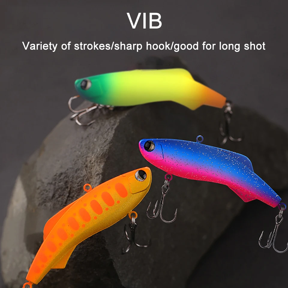 WALK FISH-señuelo de pesca de 1 piezas, 16G, 23G, 30G, VIB, rattlines, vibración de hundimiento, Wobbler, Crankbait, cebo duro Artificial, Bass Swimbait - imagen 5