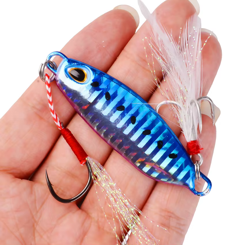 Mar Señuelo Jigging VIB Slow Casting – versión metálica para pesca - imagen 4