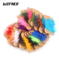 Wifreo-cebos de pesca con mosca, 2 piezas, materiales de atado de moscas de chenilla, serpentina de tubo, moscas, salmón, trucha