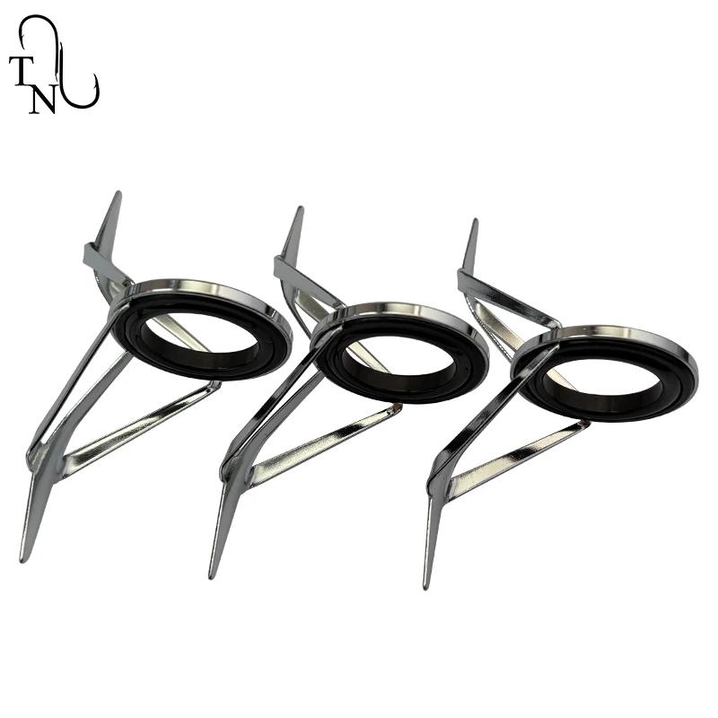 TN67 SEG 6 unids/set marco de acero inoxidable componente de construcción de caña de pescar Kit de reparación de aparejos DIY para accesorios de repuesto de pesca - imagen 4