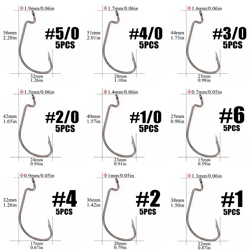 Anzuelos jig y crank con barbas para pesca de mar - imagen 3