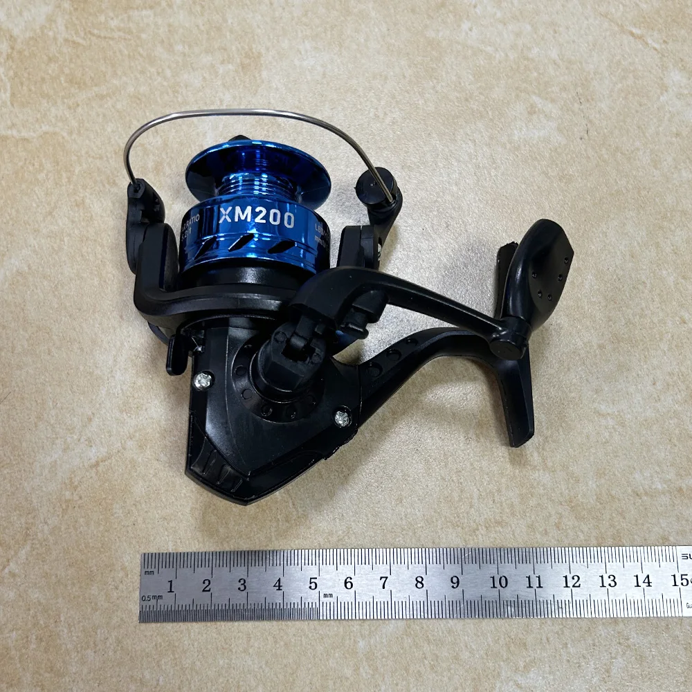 Carretes de pesca giratorios de plástico 5,2: 1 rueda carrete giratorio señuelo de pesca rueda barco cebo fundición pesca voladora Trolling - imagen 3