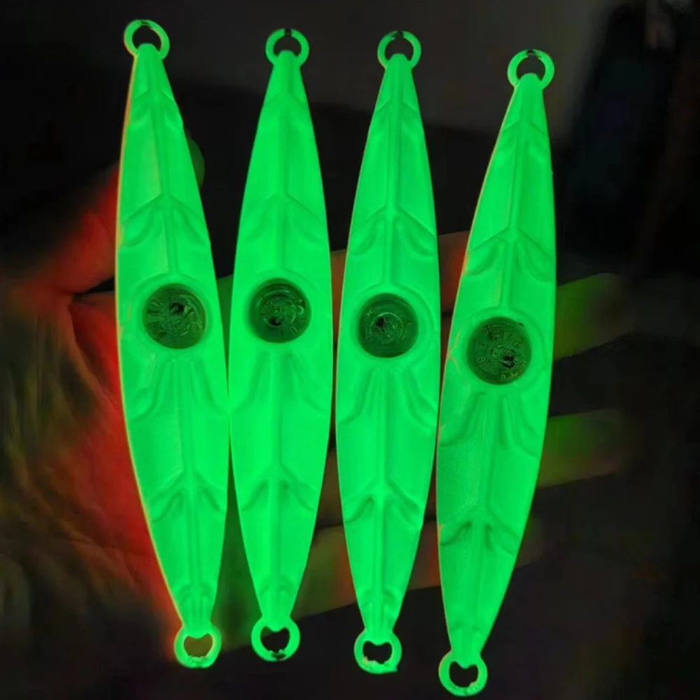 VOLIN NEW Fishing Lure 1pc Metal Fishing Lure 120g 150g 200g 250g Hard Lure Jigging  Lure Luminous Lure Flashable in Water - imagen 5