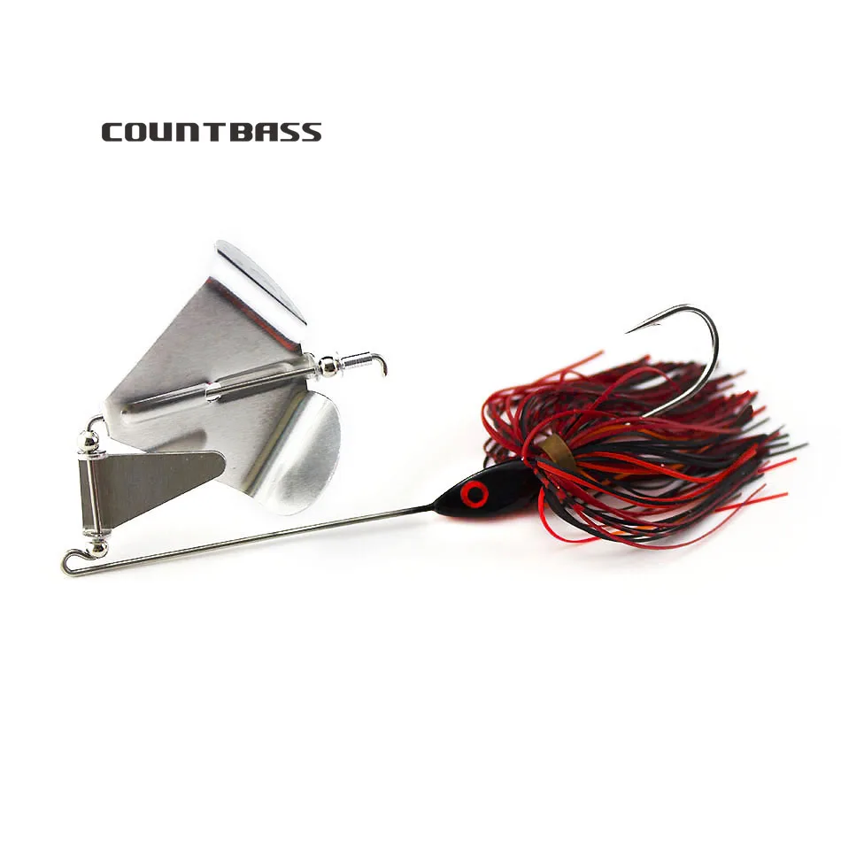 COUNTBASS 3/8oz Súper Cantidad De Buzzbaits con anzuelo VMC 4/0, Faldas Sililcone ensambladas, Señuelos de Pesca de Agua Dulce